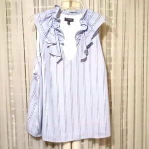 Madison curvy ruffled tank top size women’s 2X.